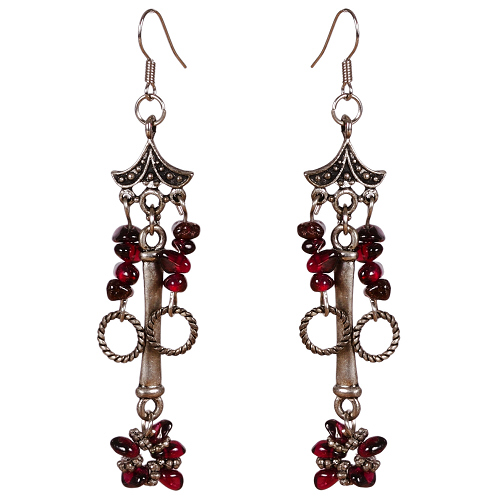 Ohrringe, Ohrhänger, Vintage Look, Ohrschmuck, Modeschmuck, 6207 - zum Schließen ins Bild klicken